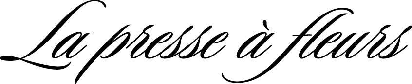 La presse à fleurs