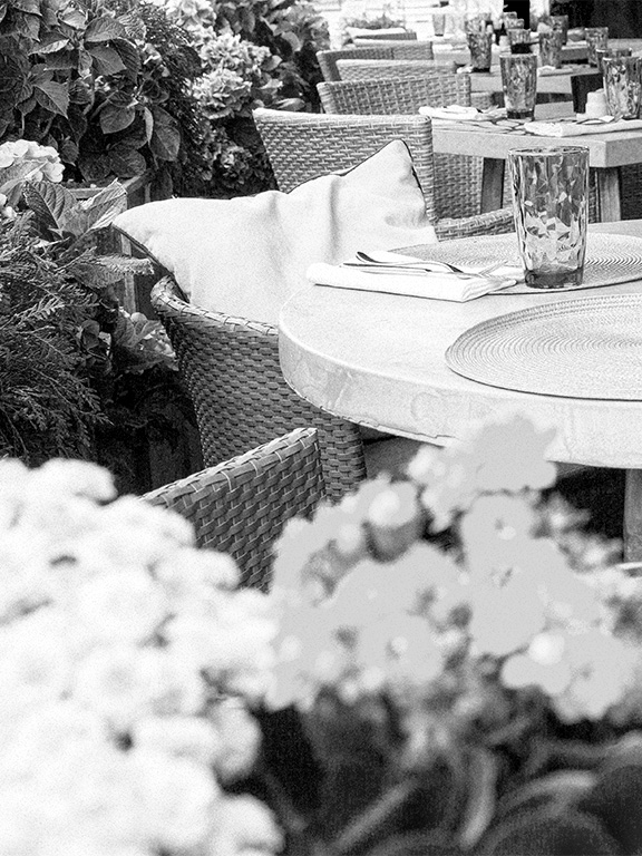 terrasse aménagée fleurs fraiches rungis