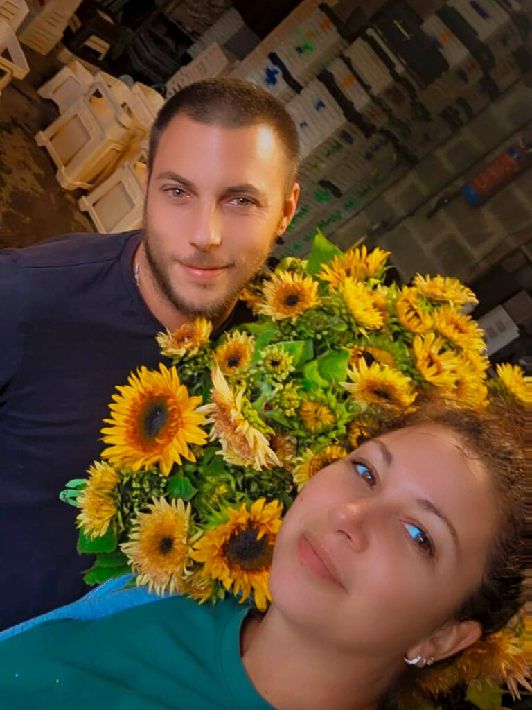 équipe la presse à fleurs